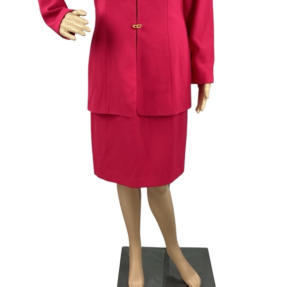Kasper for A.S.L. Pink Jacket Dress Suit Style One-Piece Size 6 - Picture 3 of 7